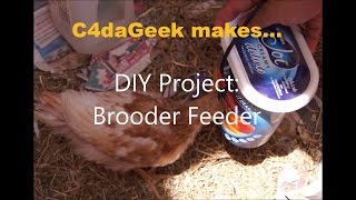 DIY Brooder Feeder [upl. by Albert]