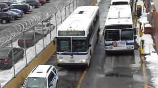 MTA NYC Bus 1999 New Flyer D45HF ITV Viking X51 997 Express Bus at Casey Stengel Depot [upl. by Trimmer]