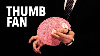 Cardistry for Beginners Spreads  Thumb Fan Tutorial [upl. by Otir510]