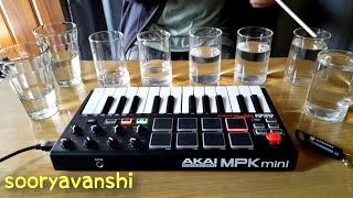 Sooryavanshi theme  Played on drinking glasses [upl. by Ekard]