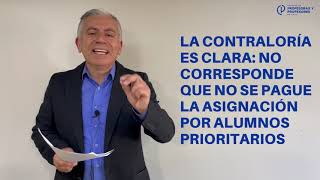 ORDINARIO 302 DEL CPEIP QUE QUITA LA ASIGNACIÓN DE ALUMNOS PRIORITARIOS ES ILEGAL SEGÚN CONTRALORÍA [upl. by Akitan391]