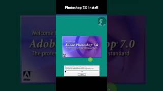 Photoshop 70 install pscomputer photoshop shorts youtubeshorts [upl. by Anaiviv427]