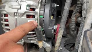 How to test Alternator with amp without Multimeter Peterbilt Paccar Semi truck [upl. by Ulda47]