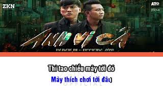 Karaoke ANH VI CÁ  BLACK BI  OST Vi Cá Tiền Truyện  Beat Chuẩn  ZKN Music [upl. by Gerrit372]