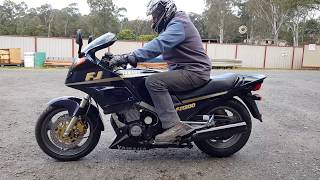 Yamaha FJ1200 1988 Test ride [upl. by Farrand443]