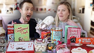 TASTING TRADER JOES HOLIDAY SNACKS [upl. by Arahahs]