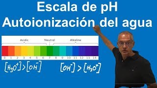 pH y autoionización del agua [upl. by Lewendal]