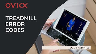 Fixing Treadmill Error Codes  Treadmill Maintenance  OVICX Q2S [upl. by Nyltac]