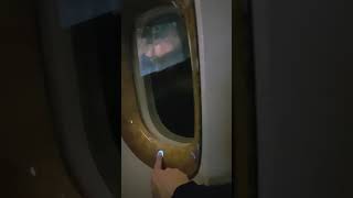 BUSINESS CLASS EMIRATES BOEING 777300ER CLOSE AND OPEN WINDOW businessclass business emirates [upl. by Josie]