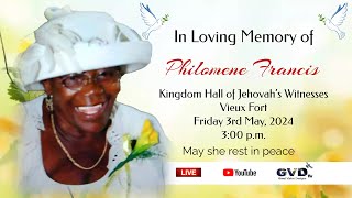 In Loving Memory of Philomene Francis [upl. by Gerrard]