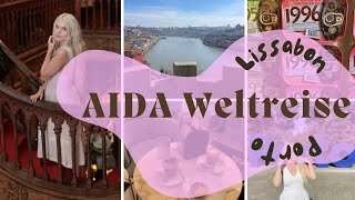 AIDA Weltreise 202324  Portugal und der letzte Seetag ♥️  VLOG 023 [upl. by Sokul]