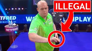 Illegal Darts Throws During PDC Matches [upl. by Staford]