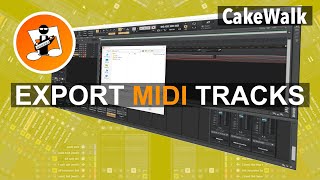 How to export midi from Cakewalk by Bandlab [upl. by Arleta16]