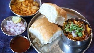 Misal Pav  Popular Maharashtrian Spicy Street Food Snack Recipe  Masala Trails With Smita Deo [upl. by Monreal786]