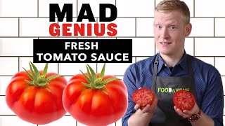 How to Make Fresh Tomato Sauce 3Ingredients  Food amp Wine [upl. by Oiracam]