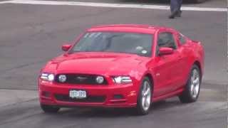 2013 Ford Mustang GT vs Subaru WRX [upl. by Pilif]