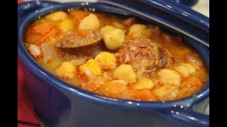 Potaje de garbanzos con Thermomix  Receta fácil [upl. by Yendahc329]