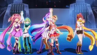 1080p Macross Delta Movie 2 Zettai Live All Transformations 劇場版マクロスΔ 絶対LIVE 変身シーン [upl. by Yerocal]