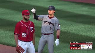 MLB The Show 23 Diamondbacks Vs Nationals Game 1 [upl. by Renate]