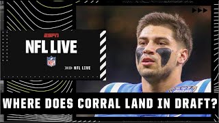 Marcus Spears Its going to take work to develop Matt Corral  NFL Live [upl. by Lapotin]