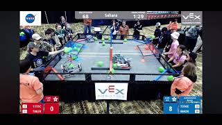 Vex Robotics Over Under Kalahari High Score 184 Sahara Q68 6842K amp 7316E [upl. by Ecirtnas]