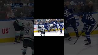 Marner does the grunt work and Matthews scores the goal with geometry leafs leafsforever [upl. by Ehsrop]