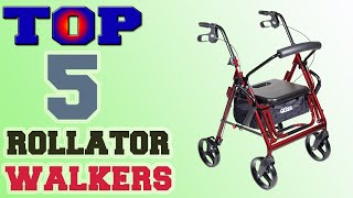 ✅Best Rollator Walkers – Top 5 Rollator Walkers in 2022 Review [upl. by Camm]