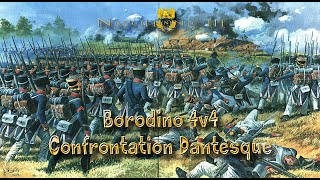 Borodino 4v4 Confrontation Dantesque Napoléonic III Total War FR [upl. by Atlee]