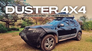 DUSTER 4x4 OPINIÃO DO DONO  Avaliação após 12 meses com o carro [upl. by Acinonrev]