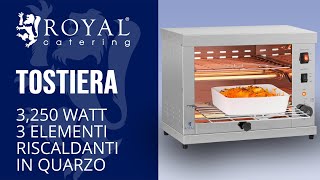 Tostiera Royal Catering RCET 360  Presentazione del prodotto [upl. by Ely]