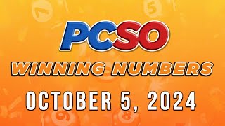 P40M Jackpot Grand Lotto 655 2D 3D 6D and Lotto 642  October 5 2024 [upl. by Ettevad981]