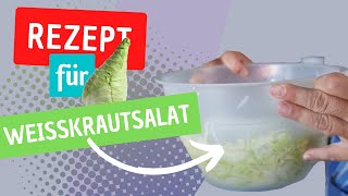 Weißkrautsalat aus Spitzkohl einfach und schnell zubereitet [upl. by Ahsoj]