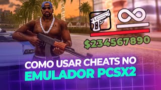 PCSX2 Como usar CHEATS Códigos no emulador do PS2 [upl. by Nhar]