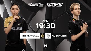 MONGOLZ vs G2  EWC 2024  Opening stage  BO3  MN cast [upl. by Orat]