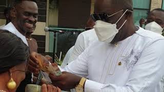 DR OSEI KWAME DESPITE SPRAYS CASH AS FRIENDS SURPRISE HIM ON HIS BIRTHDAY [upl. by Bushore]