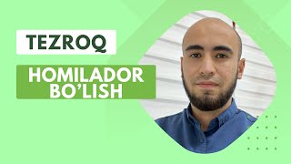 Tezroq homilador bo’lish [upl. by Nadean]