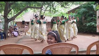 Thiruvathira KalolsavamOnam festival dance at DakshinaChitra Museum  Chennai  Riya Kalingi [upl. by Letsou198]