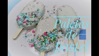 Cómo hacer cakesicles o paletas de pastel Receta sin horno [upl. by Isborne457]