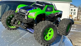 Xmaxx 1846 all new bearingsshocks just like when it was brand new [upl. by Neyuq]