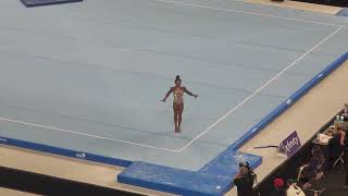 Simone Biles floor exercise 2024 us championships [upl. by Annoed]