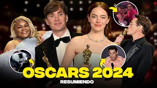 OSCARS 2024 GANADORES y MEJORES MOMENTOS de la GALA [upl. by Eikceb]