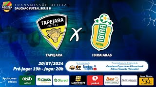 Campeonato Gaúcho Série quotBquot  Tapejara Futsal X Ibira Futsal [upl. by Cassady]