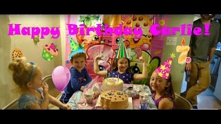 Happy Birthday Carlie turns 7 Shopkins Party [upl. by Isacco]