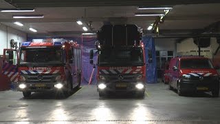 Brandweer Valkenburg rukt uit naar een brandgerucht op een dak [upl. by Anel]