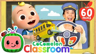 Learning First Words with Wheels on the Bus  CoComelon Classroom For Kids with Ms Appleberry [upl. by Kaylyn]