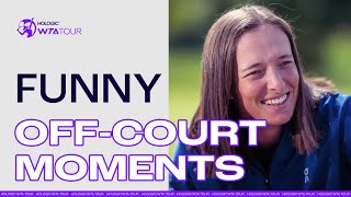 FUNNY WTA MOMENTS from Washington DC Cincinnati amp Toronto 2024 [upl. by Juna]