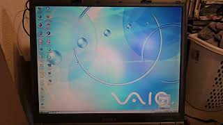 2003 Sony VAIO PCGGRT170 running Windows XP Home Edition SP3 [upl. by Wickman289]