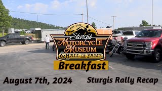 The 2024 Sturgis Motorcycle Museum Hall of Fame Breakfast KDSJRally Recap [upl. by Eylloh77]