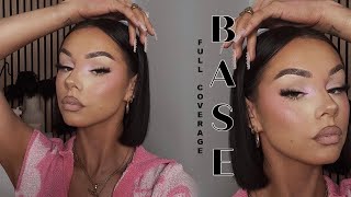 THE BEST BASE YOU WILL EVER HAVE  step by step long lasting full coverage foundation routine [upl. by Markiv968]