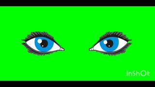 Eye Blink Green Screen Chroma Key [upl. by O'Grady310]